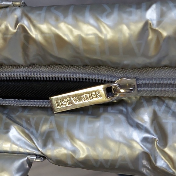 Lise Watier Silver Logo Padded Tote Bag - Picture 4 of 11